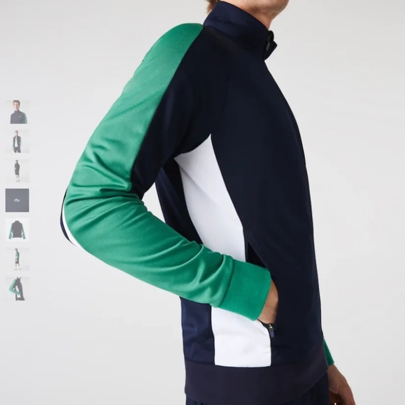 Men's Lacoste Sport Zip Sweatshirt size 4 NEW - Picture 4 of 7